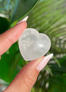 Clear Quartz Pocket Heart