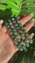 Load and play video in Gallery viewer, Moss Agate Bracelet
