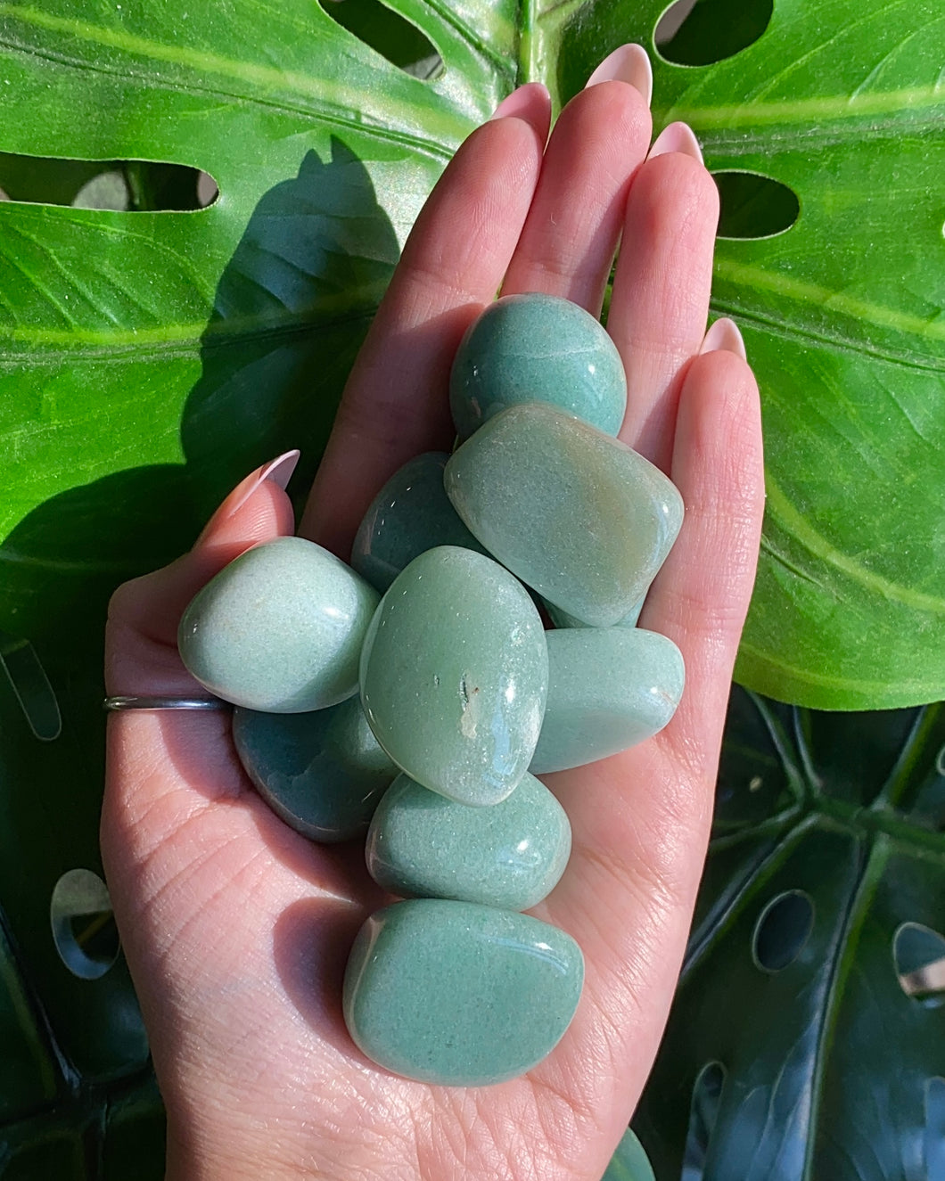 (1) Green Aventurine Tumble