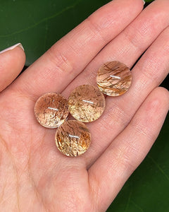 Mixed Rutile Quartz Mini Sphere