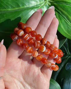 Banded Carnelian Bracelet