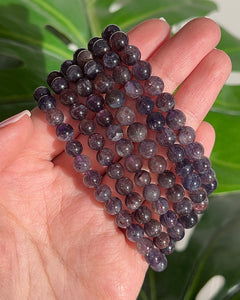 Bloodshot Iolite Bracelet