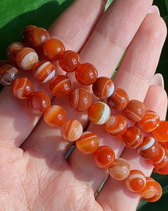 Banded Carnelian Bracelet