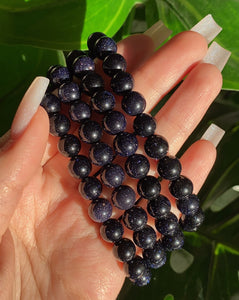 Blue Sandstone Bracelet