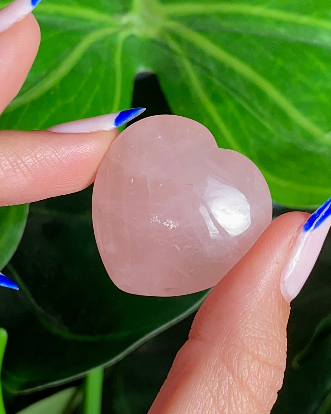 Rose Quartz Pocket Heart